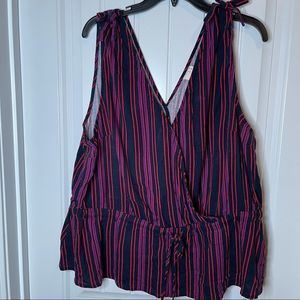 A New Day Faux Wrap Tank